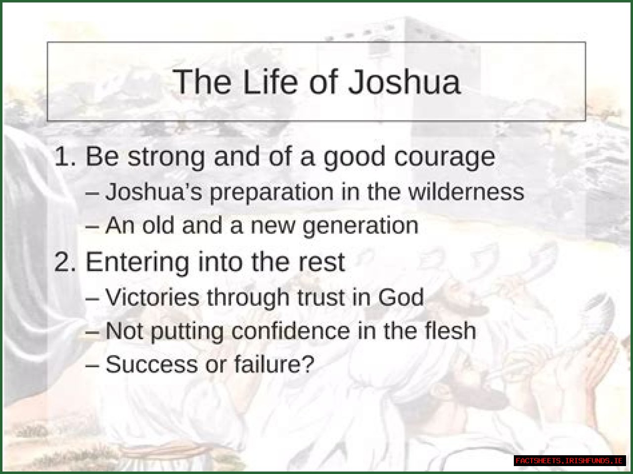 Discovering The Life Of Joshua Fink And His Children